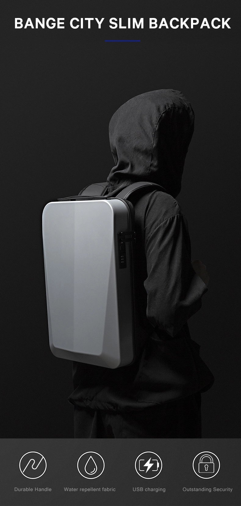 BANGE BG-22201 TSA Lock Laptop Backpack – photo 5