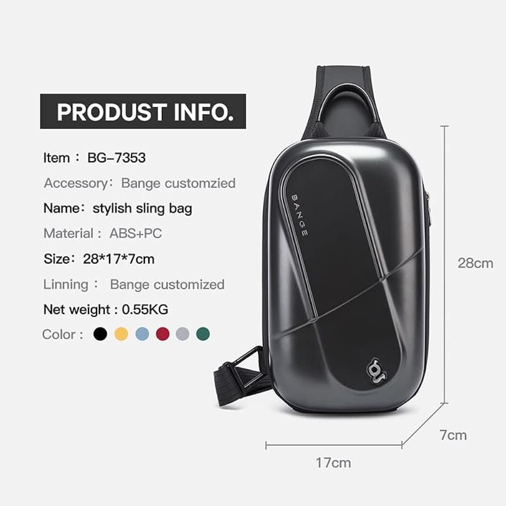 BANGE BG-7353 Waterproof Crossbody Bag – photo 9