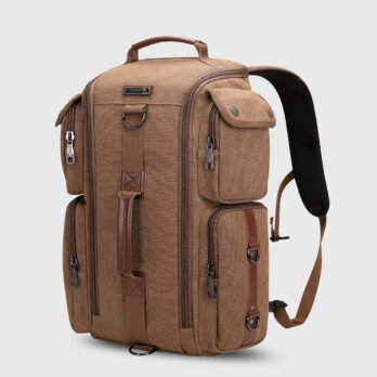 Witzman-A6661-2 Premium Vintage Canvas Travel Backpack – মাল্টিফাংশনাল ৩-ইন-১ ট্রাভেল ও ডাফেল ব্যাগ