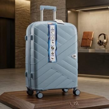 # Premium 28″ Sky Blue Trolley Luggage Set (20″, 24″, 28″) | Stylish & Durable Travel Suitcase with 360° Spinner Wheels & TSA Lock – Arctic Hunter Gallery